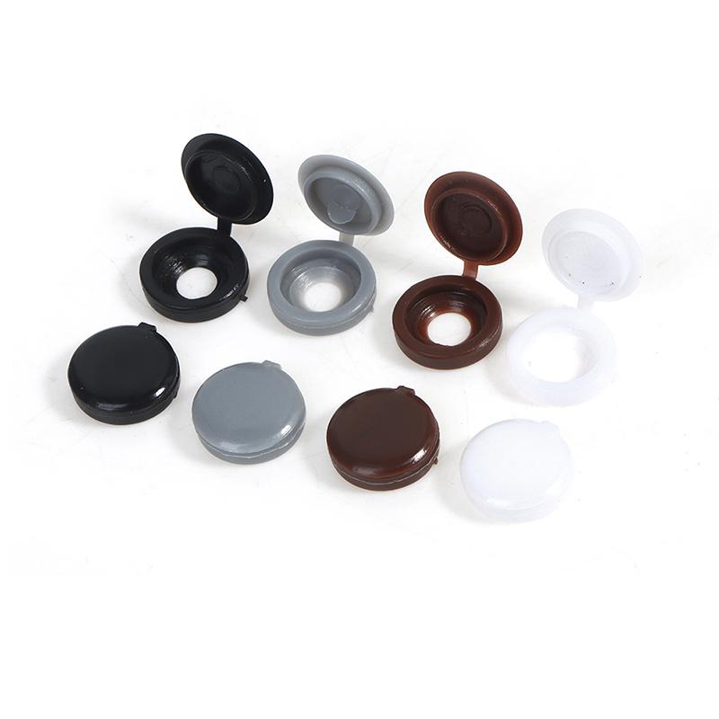 100 Stück Schraubenkopfkappe Praktische Selbstschneidende Schraube Mutter Bolzen Schutzkappe