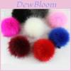 Pufuri Pom Pom Luxoase din Blană Artificială de Raton pentru Căciuli Tricotate Elegante Accesorii