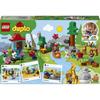 LEGO Duplo Welt Tiere Weltentdeckung 10907 Pädagogisches Bausteine Spielzeug für Mädchen und Jungen