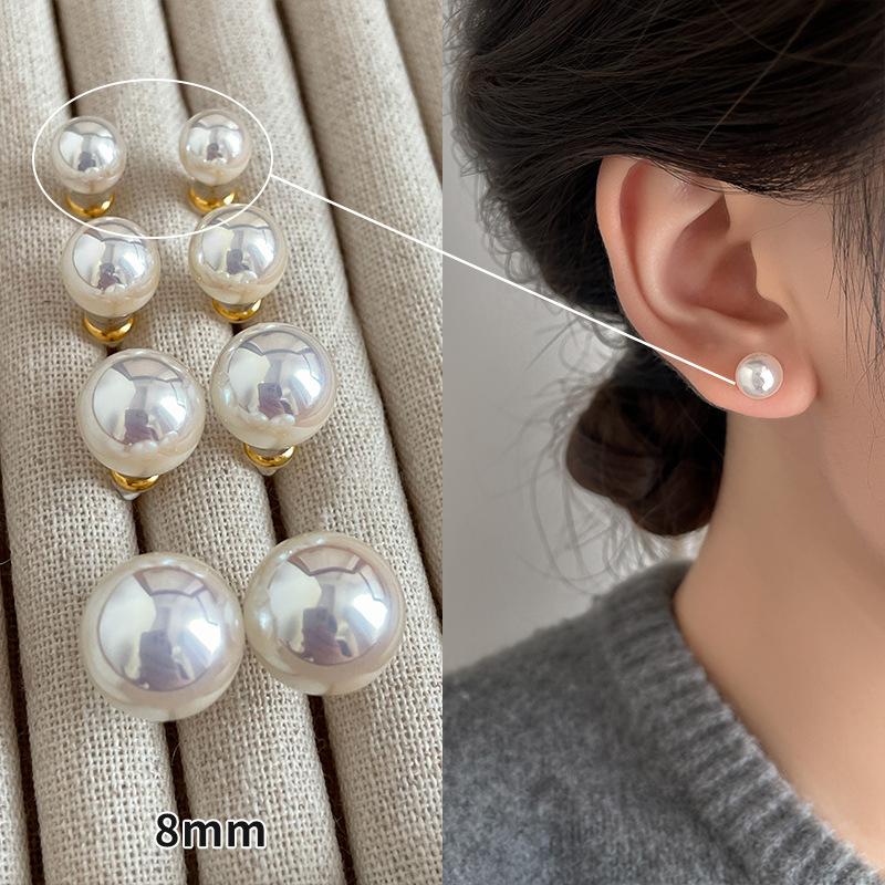 

Минималистичные красочные серьги с жемчугом, женские, простые, универсальные, с легким люксовым темпераментом и атмосферой, премиальное ощущение сотни серег