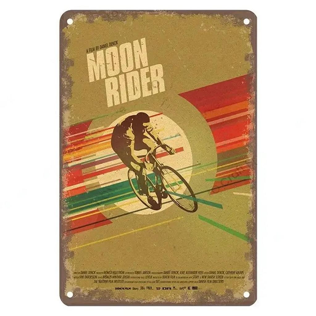 Metall Blechschild Tour De France Radfahren Wanddekoration Plakette Vintage Poster Eisenmalerei für Man Cave Zuhause Café Garten Club Bar
