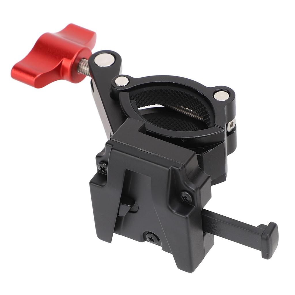V Mount Battery Clamp Professional Stable Slip Resistance Safety V Lock Battery Adapter for Light Stand Tripod for