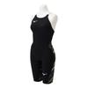 MIZUNO NEO SL Half Black x Size FINA Swimming Women's GX-SONIC Suit, N2MG2205, Neolime, XL, (International Federation) Approved.