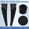 A58X-668949NB0A 668959NB0A Fender Cover Trim Cowl Extension Front Windshield Wiper Cowl Cover Trim Wiper Cowl Air Guide Seal Cov