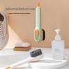 Press-to-Dispense Multifunctional Cleaning Brush with Handle for Bathroom, Kitchen, Crevices, and Floors