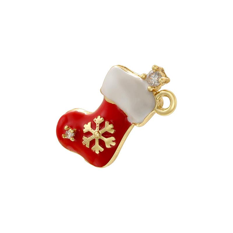 Сладкие и милые рождественские колокольчики, подарочные носки, подвеска на елку, подвеска-леденец вишня Vd1702-1712