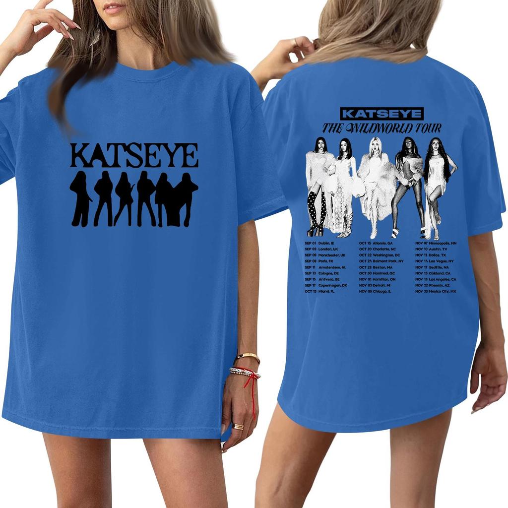Women's Short Sleeve T-Shirt Casual Letter Print Neck Tee for Daily Wear