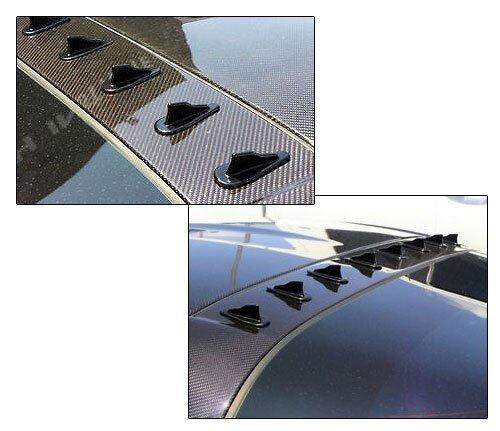 10 x Car EVO-Style Roof Shark Fins Wing Spoilers Generator Universal Decorative