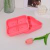 Shark Shape Silicone Ice Mold 4 Hole Easy Demoulding Popsicle Mold Silicone Food-Grade Novelty Ice Maker Kitchen Accessories