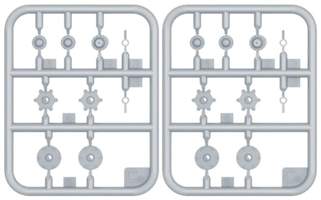 MiniArt Serie Radsatz Plastikmodell 1/35 ZIS-5