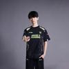 Li Ning Sports Lifestyle Series Letter Brand Logo Casual Round Neck Short Sleeve T-Shirt 2024 Season NIP Team Unisex Tops Black ATSU651-1