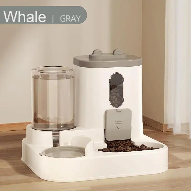 2in 1 Cat Food Dispenser Water and Food Integrated Fully Automatic Cat Food Feeding and Water Dispenser Cute Water Dispenser
