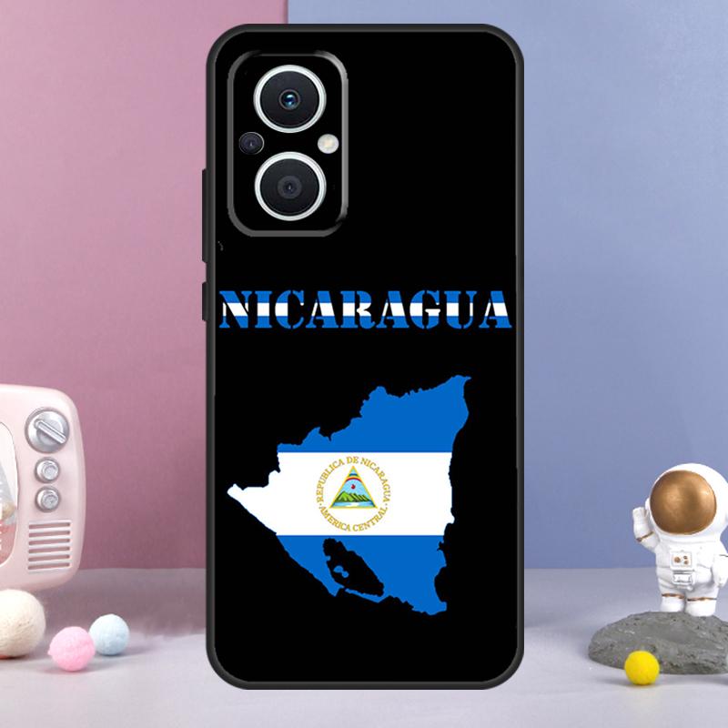 Nicaragua Flag Funda For OPPO Reno 8 Lite 11F 12F 13F 14F 10 11 12 13 14 Pro OPPO Find X9 X5 X6 X8 Pro Case