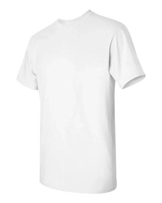 Gildan Mens Heavy 100% Cotton White 2XL Adult T-Shirt Tee Unisex T-Shirt