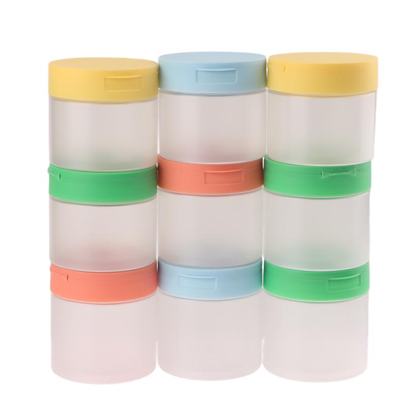 1Pcs 250/300/350Ml Makeup Remover Cotton Cream Jar Lid Body Lotion Scrub Jar Cosmetic Container Travel Portable Bottle