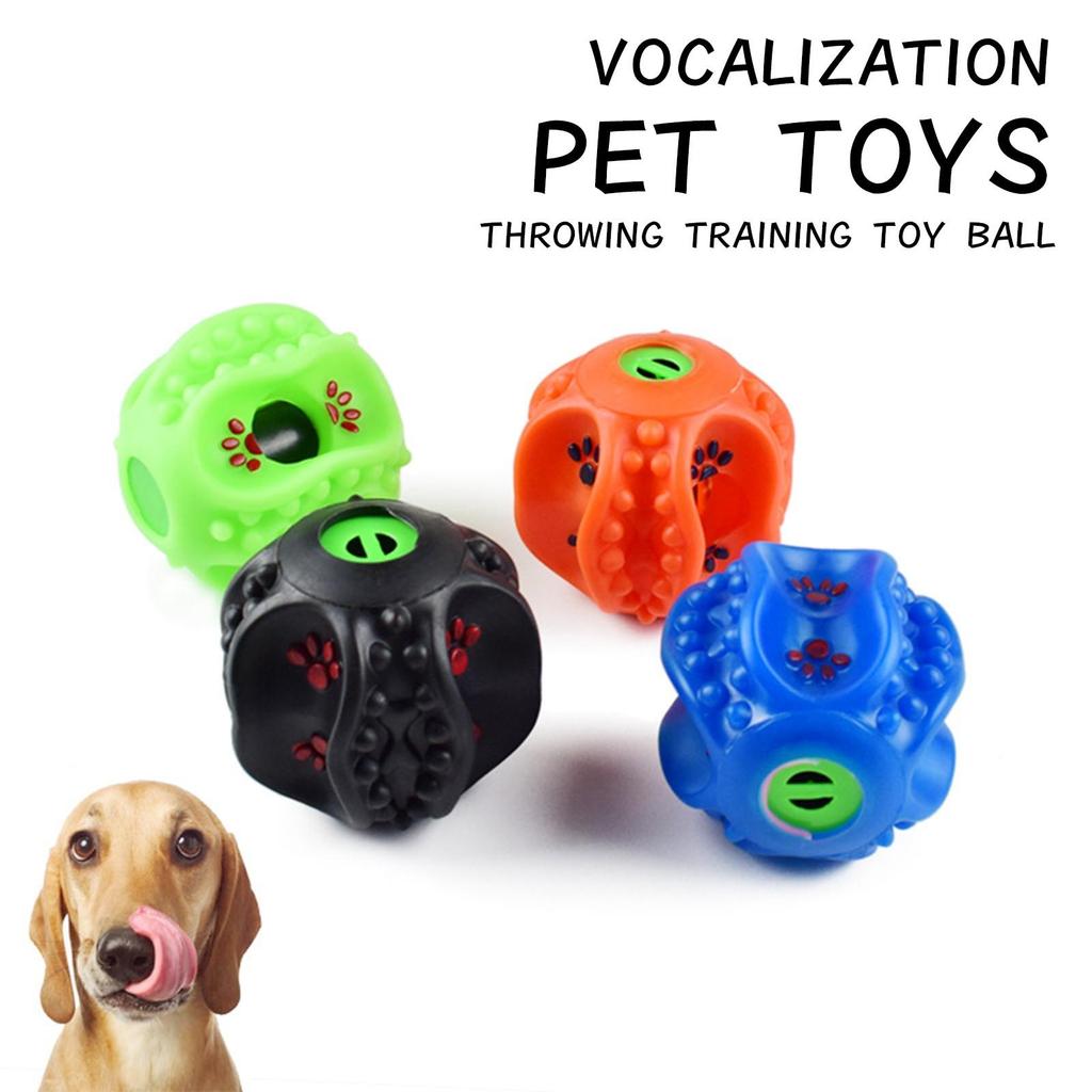 Curved Spherical Sounding Strange Call Leakage Food Ball Dog Educational Molar Dog Toy