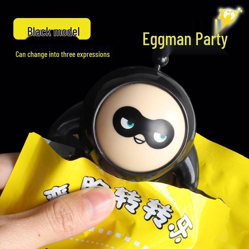 Egg Boy Party Spin-the-Wheel Face-Changing Doll - Creative Toy for Kids, Internet Celebrity Display Ornament In Stock