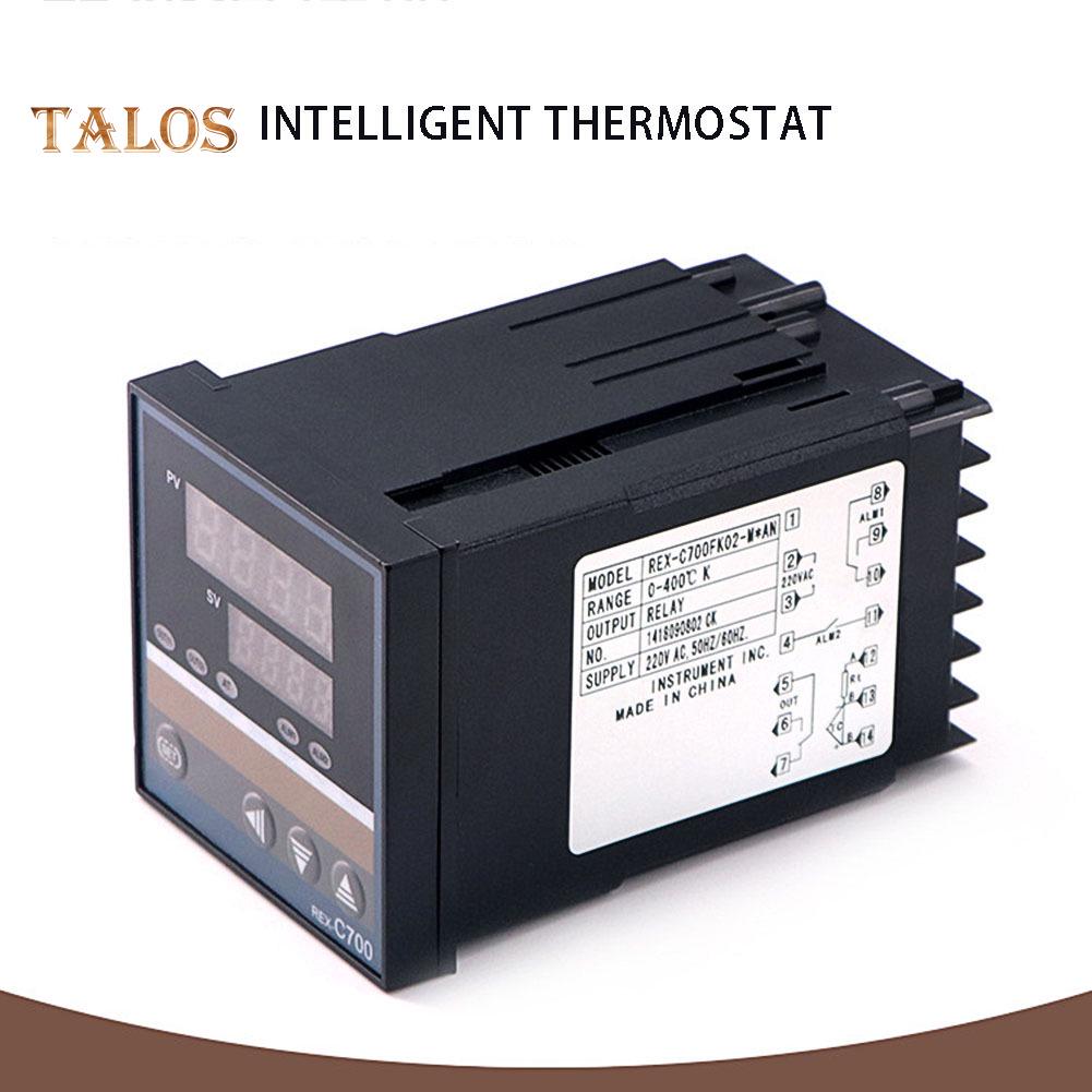 Regolatore Temperatura Uscita Relè Regolatore Di Temperatura, REX-C700 M*AN Termostato Intelligente 0-400℃ Dell 'uscita Del Relè Del Regolatore Di Temperatura Per L'industria Uscita Relè 100-240V