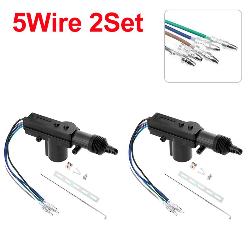 

2-10 комплектов универсального автомобильного электрического дистанционного центрального дверного замка, привода, автоматическая сверхпрочная система запирания с питанием 12 В, комплект с одним пистолетом