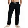 2026 casual versatile striped cotton-linen loose breathable fashion sports men's pants