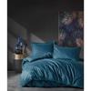 Bed Linen Set - 1 Duvet Cover 220 X 240 Cm + 2 Pillowcases 60 X 60 Cm - Sateen 100% Cotton - Blue