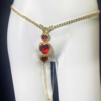 Accessories, Fashion Rhinestone Drop Breast Chain Women'S Full Diamond Neck Body Chain