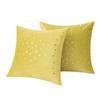 Ins Wind Velvet Pillow Small Four-leaf Clover Gold Pillow Case Sofa Cushion Pillow Office Waist Pillow Case