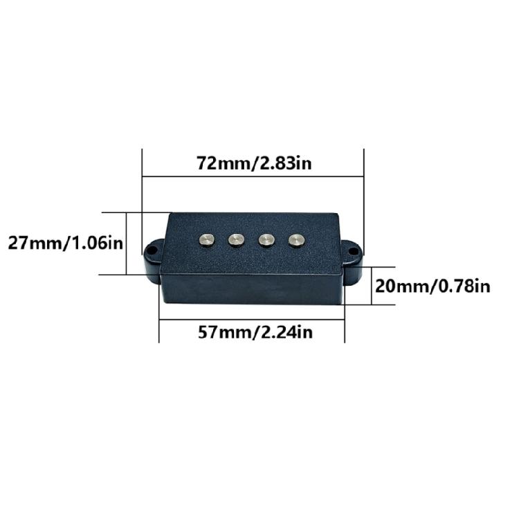 4 Strings Electric Bass Pickups Replacement Tone Control Wiring Harness Bass Pickup Electric Bass Accessories Enduring