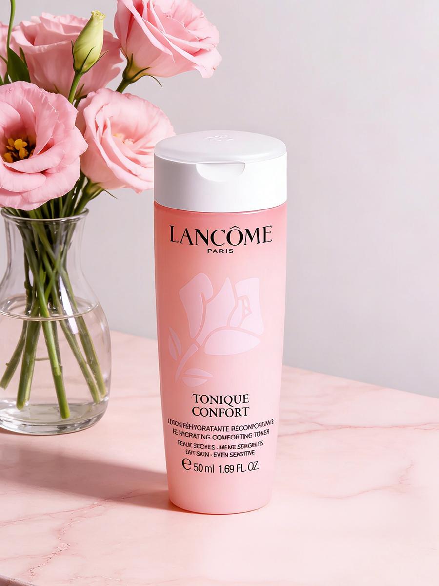 Lancôme Tonique Confort Увлажняющий успокаивающий тоник 50 мл | Дорожный формат для сухой кожи