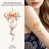 Chinese Style Waterproof Phoenix & Koi Tattoo Sticker - Long-lasting, Aesthetic Dunhuang Design for Arm & Collarbone