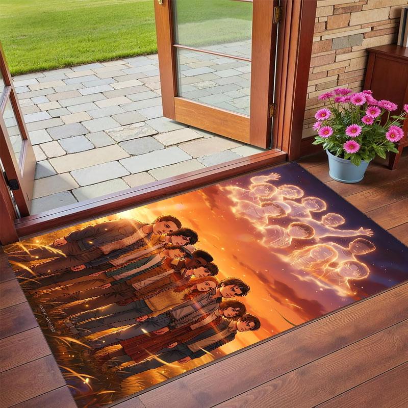 Crystal Velvet Rug Soft Non Slip Indoor Floor Mat Home DecorStranger Things