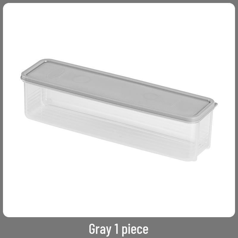 Prostokątny plastikowy pojemnik do przechowywania żywności na makaron, jajka i owoce - Szczelny i bezpieczny do lodówki