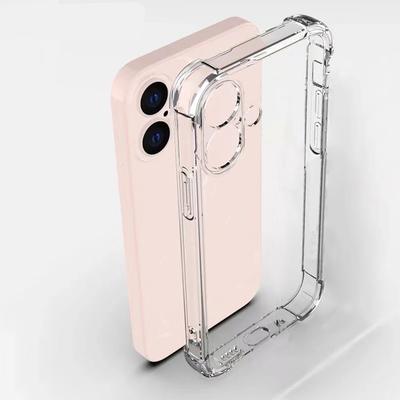 Shockproof Transparent Case For iPhone 16 Pro Max Plus Soft Back Cover