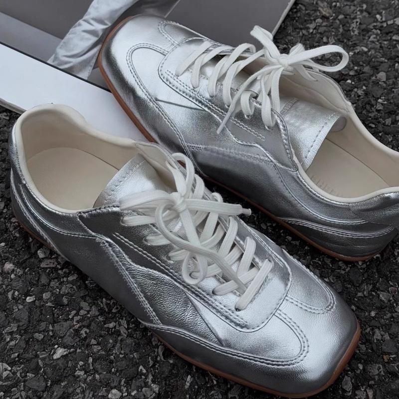 Forrest Gump Shoes Running Shoes Female Leather 2025 Spring Autumn Platform Sneakers Casual Trendy Women Board Shoes