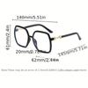 Fashion Anti-Blue Light-blocking Eyewear Glasses Computer Vintage Square Eyeglasses Women Clear Lens Eye Glasses