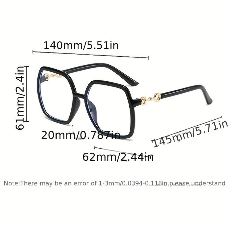 Fashion Anti-Blue Light-blocking Eyewear Glasses Computer Vintage Square Eyeglasses Women Clear Lens Eye Glasses