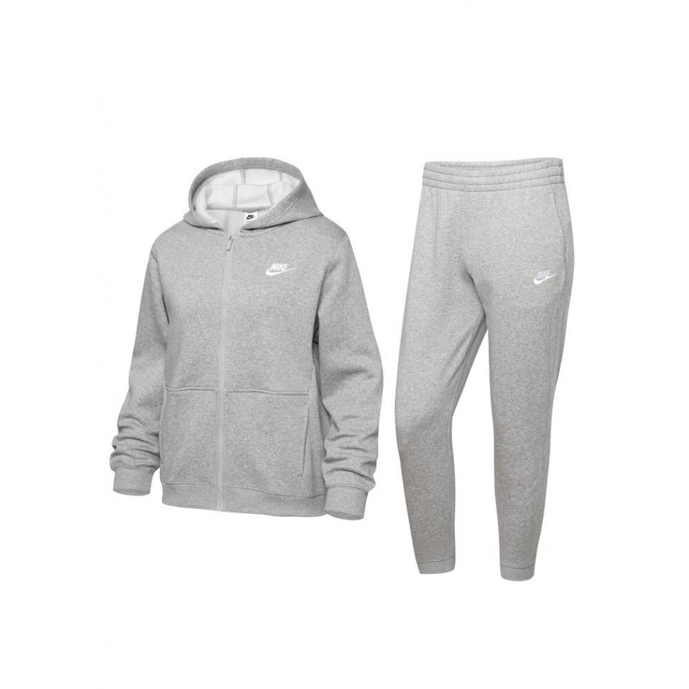 

Nike Kids Club Brushed Fleece Full Zip Up Tracksuit Fd3114 063