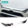 Stainless Car Front Hood Engine Decorative Cover Trim Sticker For Toyota RAV4 XA50 2024 RAV 4 Hybrid
