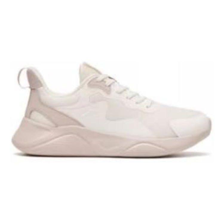 Anta Lingyun Comfortable Versatile Shock Absorbing Breathable Low Top Running Shoes Women sneaker White Pink 922245526-2