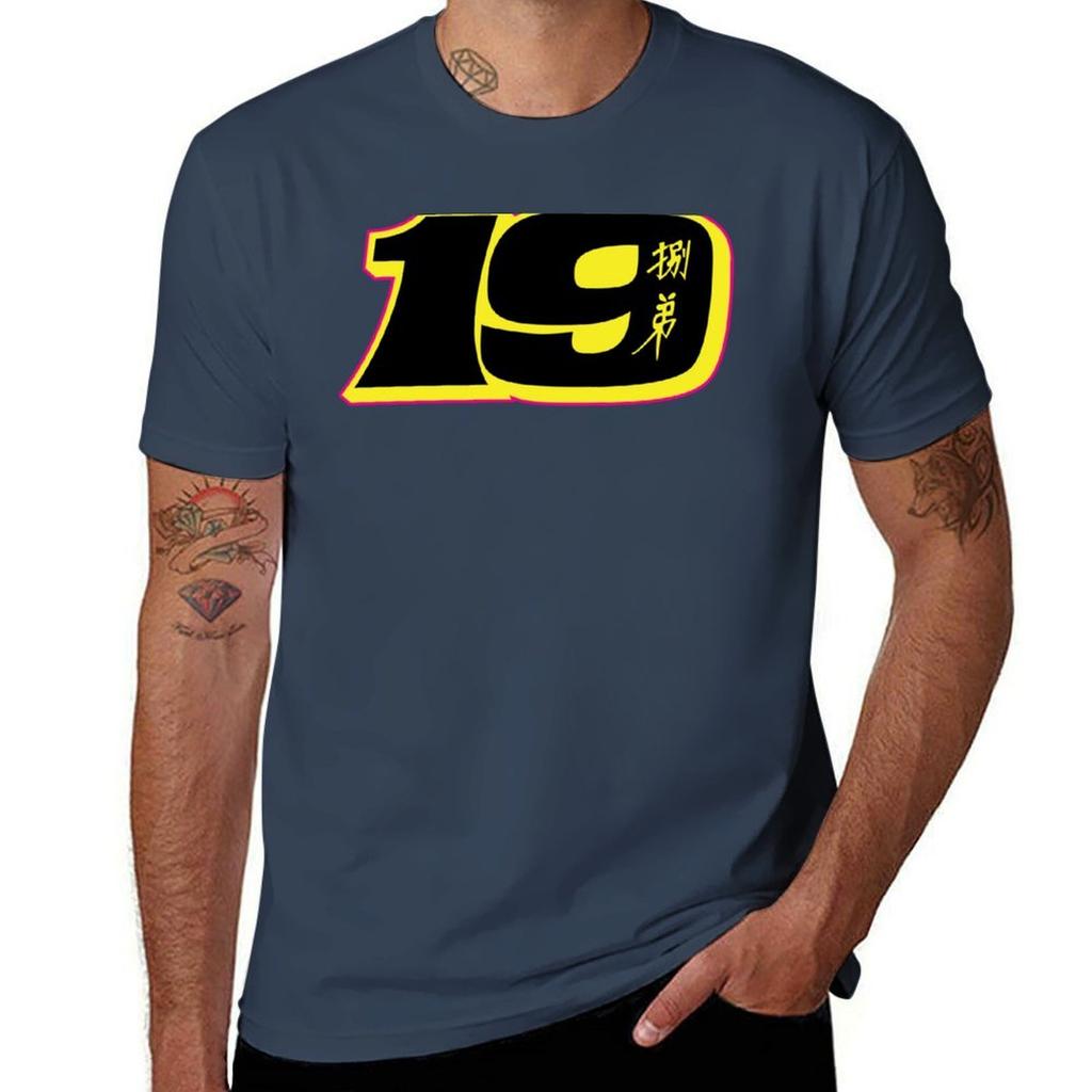 Alvaro Bautista 19 T-Shirt Herren T-Shirt Grafik Herren T-Shirts für Männer Freizeit-T-Shirt