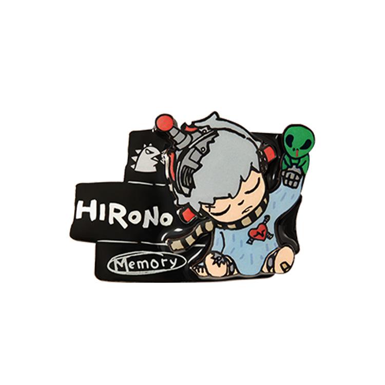 New POP MART POP MART Hirono Echo Series Pieces Of Memory Fridge Magnet Clip PPMT-2504-0003