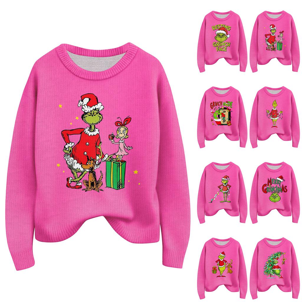 Women's Fashion Casual Long Sleeve Neck Sweater Pullover Top