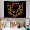 Pontiac Firebird TransAm Anime Tapestry Hippie Flower Wall Carpets Dorm Decor Cheap Hippie Wall Hanging