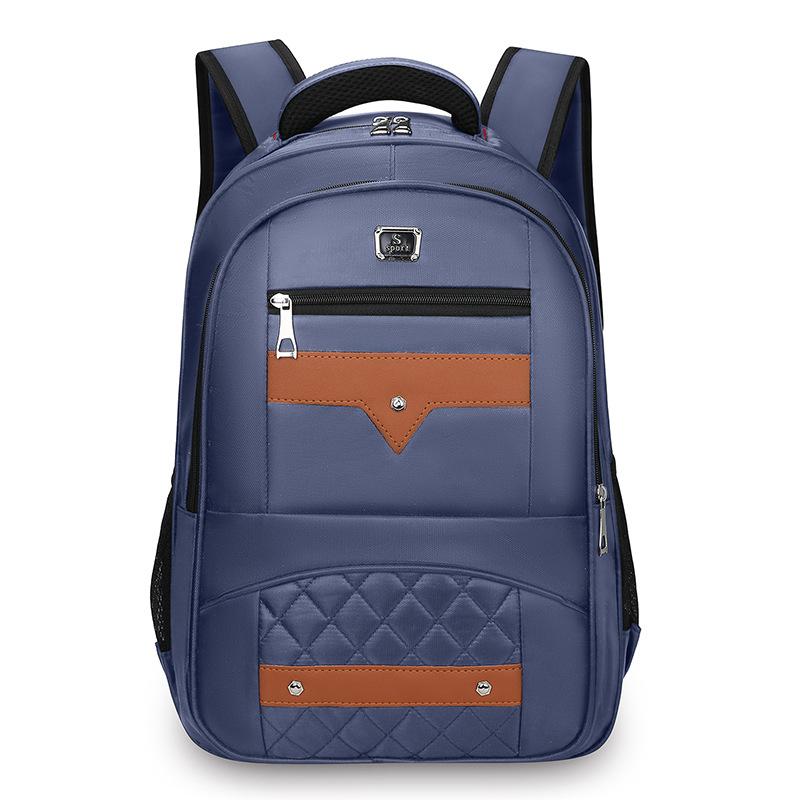 Large Capacity Leisure Travel Backpack Men's College Student Schoolbag Simple Computer Business Fashion Bag