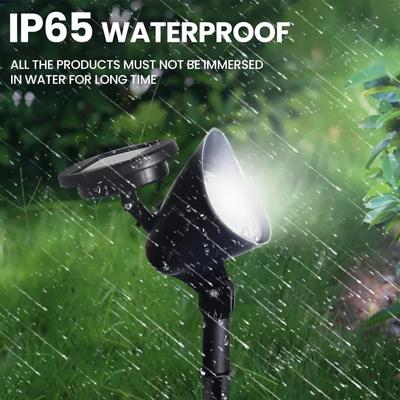 1/2PCS Solar Powered LED Spotlight Outdoor - Waterproof Garden Landscape Light for Pathway, Lawn,Tree Courtyard X-mas Decoration