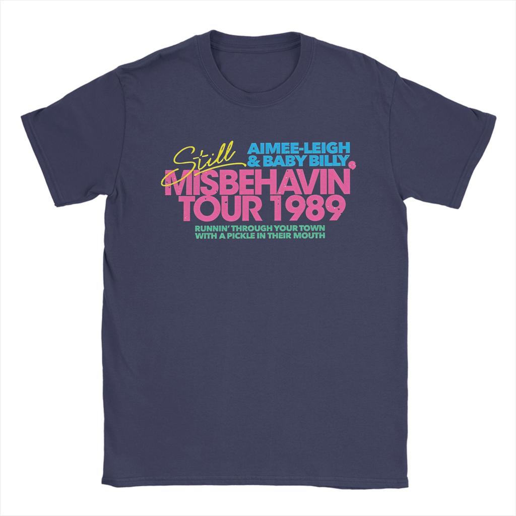 Righteous Gemstones Misbehavin T-Shirts for Men Baby Billy Vintage 100% Cotton Tees O Neck Short Sleeve T Shirt Party merch
