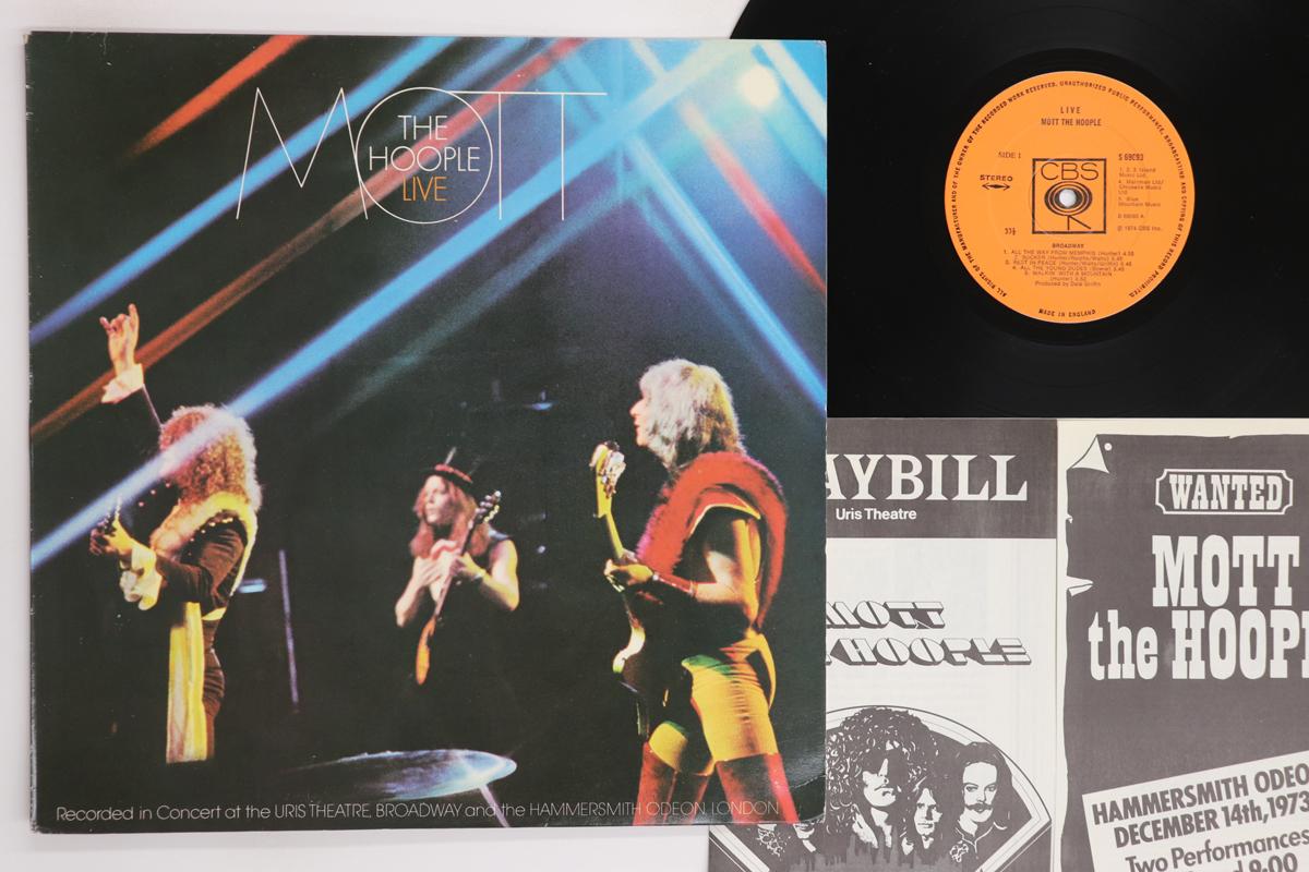 

LP Record MOTT THE HOOPLE Mott The Hoople Live S69093 CBS 1974 UK Rock Used