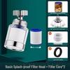 Universal Splash-Proof Faucet Filter for Kitchens and Dorms