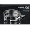 304 Stainless Steel Adjustable Pipe Clamp