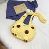 X7XC Women Cartoon Bag Plush Giraffe Shoulder Bag Shopping Dating Bag Korean Styles Crossbody Bag Lovely Bag